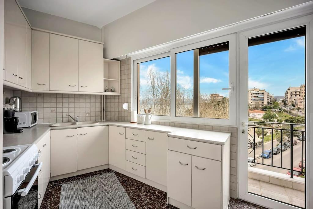 Bright Central Apartment With Splendid Sea View! Chalkís Exterior foto