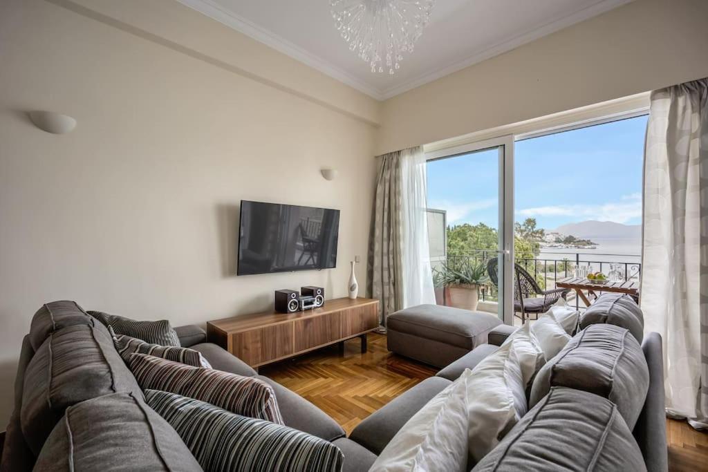 Bright Central Apartment With Splendid Sea View! Chalkís Exterior foto